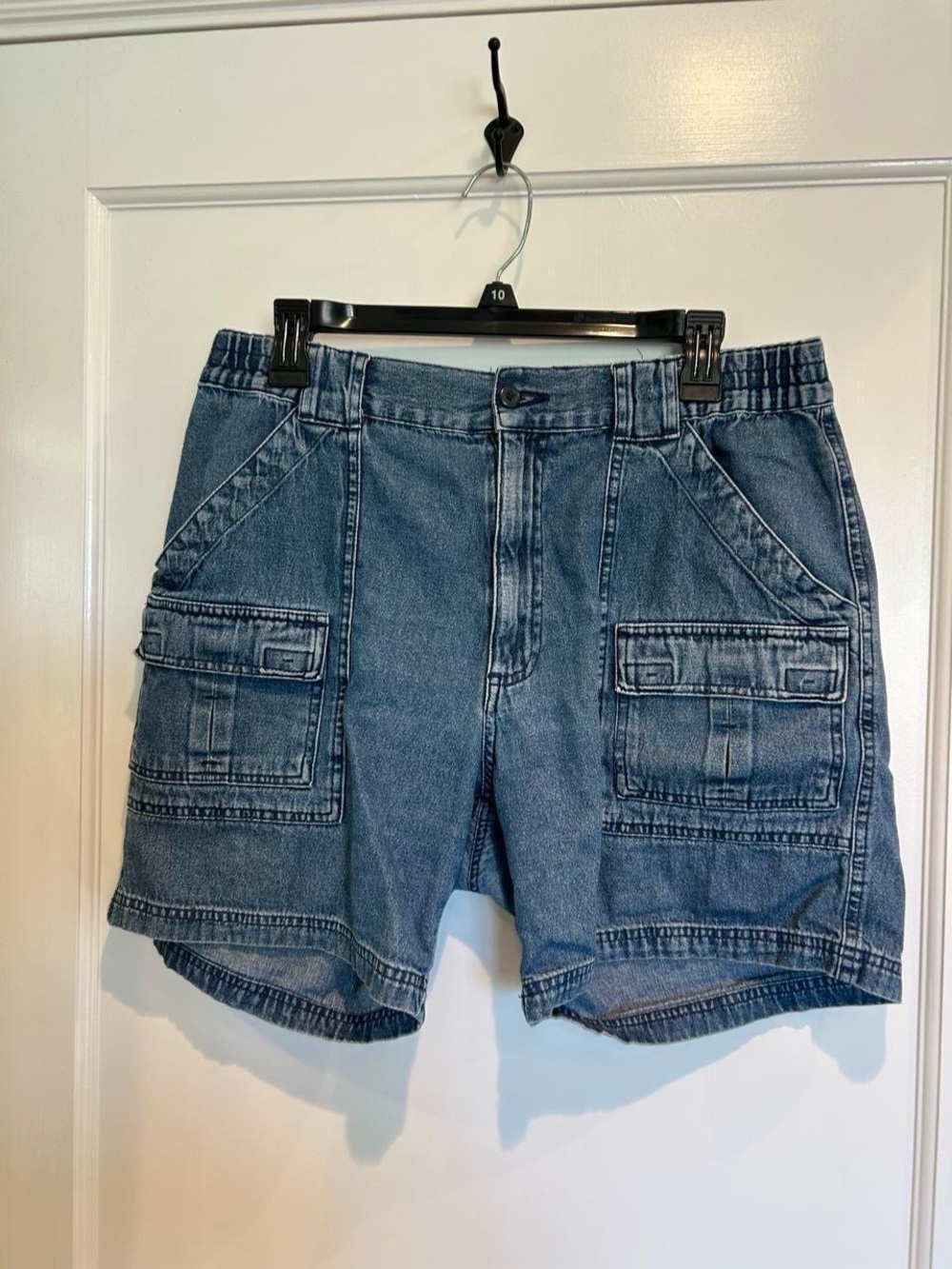 Natural Issue Denim Cargo Shorts